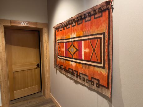 Studio Bathroom Hallway Tapestry Burnt Orange
